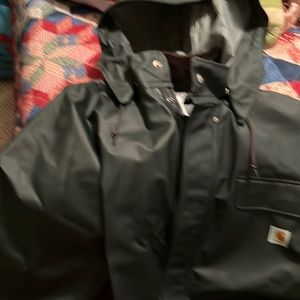 Cathartic rain coat with hood XL